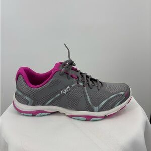 Ryka Gray & Pink Influence Athletic Training Sneaker, Size 8